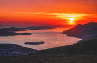 Sunset in Dubrovnik & Elafiti Islands