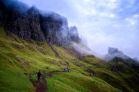 Approaching the "Prison" of Quiraing