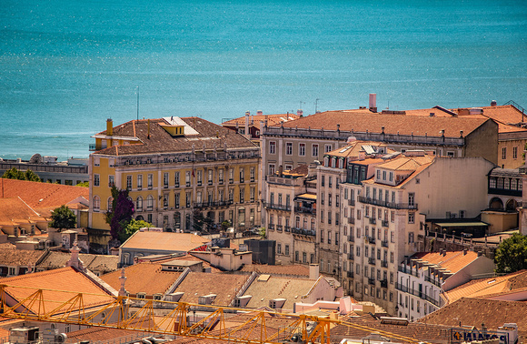 A view of Baixa, Lisbon, Portugal