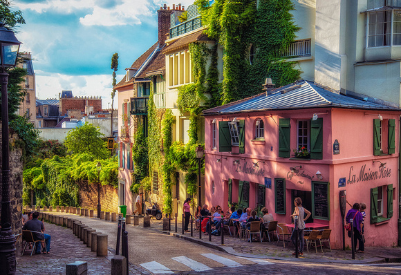 La Maison Rose, Montmartre
