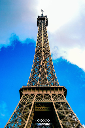 The graceful Eiffel Tower