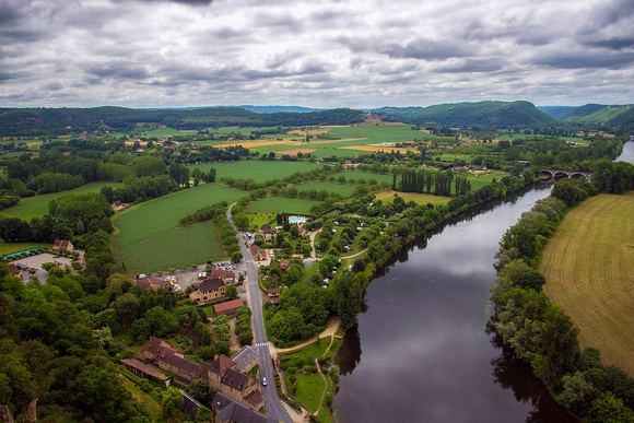 View of the Dordogne from the Chateau de Beynac