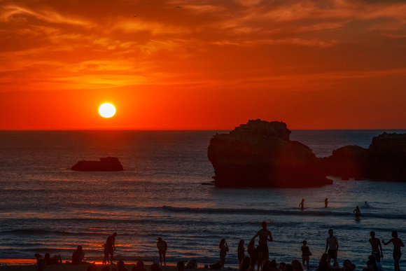 Biarritz sunset