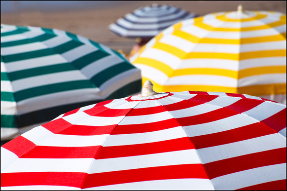 Les parasols de Biarritz