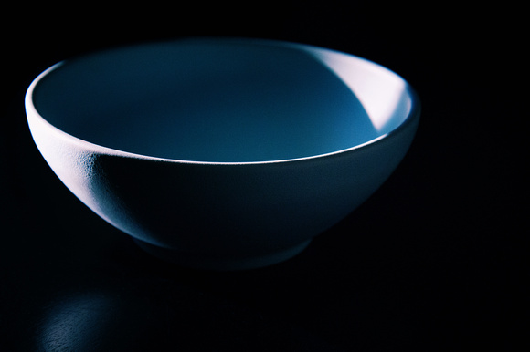 Robin's egg blue bowl