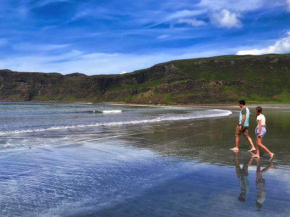 Father & Daughter at Talisker Bay