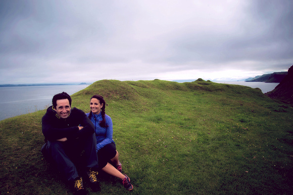 Seb & I at Brother's Point, Isle of Skye