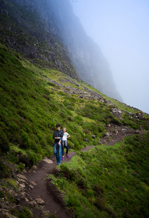A couple of Quiraing hikers