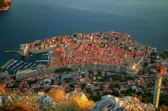 View of Dubrovnik from Fort Imperial