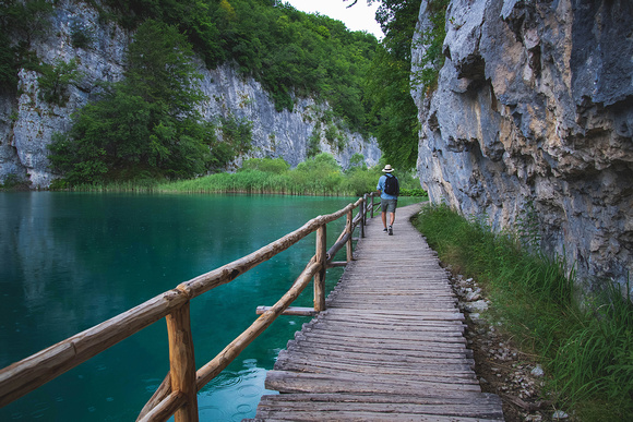 Exploring Gavanovac Lake in Plitvice Lakes