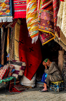 Weary Rug Merchant, Marrakech, Morocco