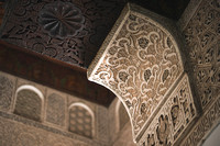 Saadian Architecture and Design at Ben Youssef Mosque, Marrakech