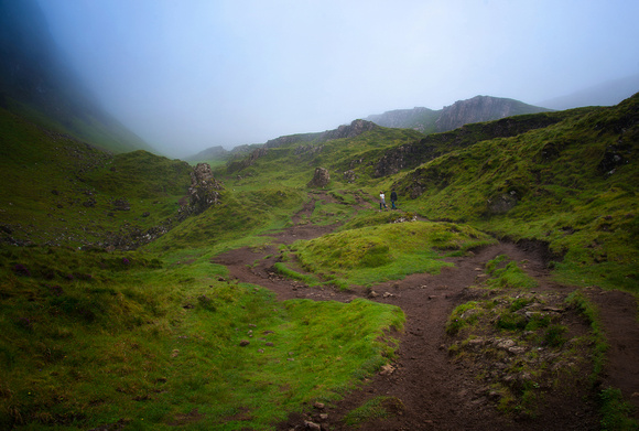 Misty trails of Quiraing