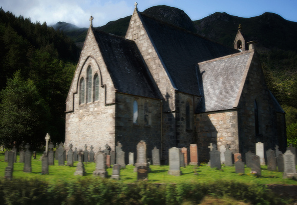 In a blur - St. John's Episcopal Church, Glencoe