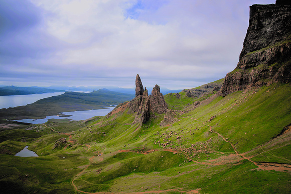 A view of Old Man of Storr
