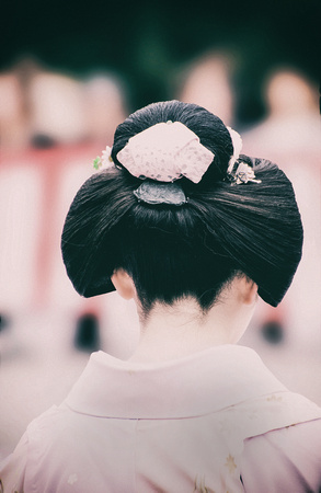 Art of the geisha Coiffure