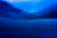 Blue Hour Landscape, Abstracted