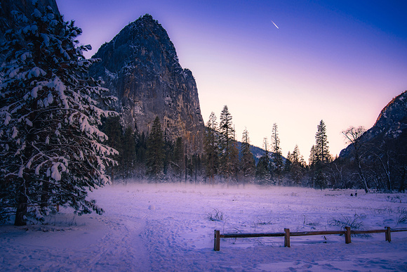 Winter's Light at Cathedral Rock