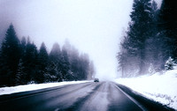Lonely Winter Drive