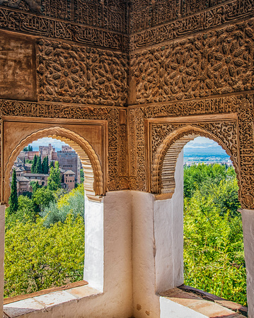 Through the windows of La Alhambra