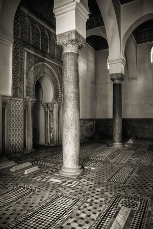 The Saadian Tombs, Marrakech, Morocco